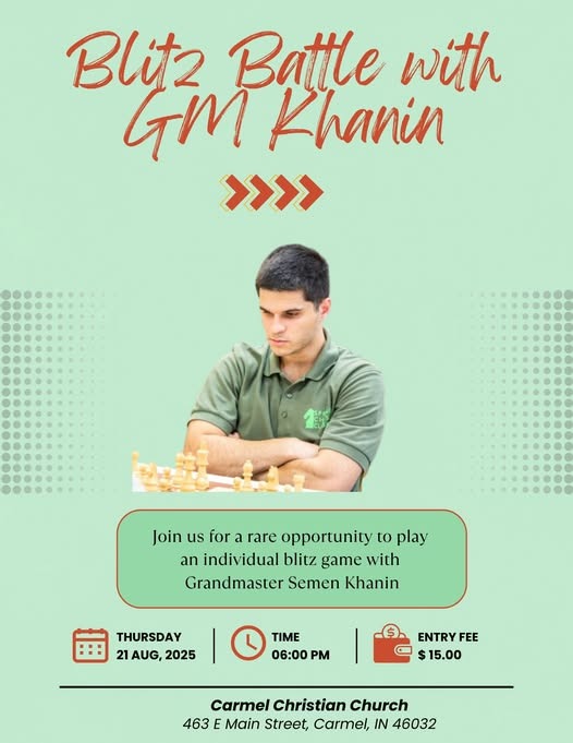 GM Sam Khanin blitz battle